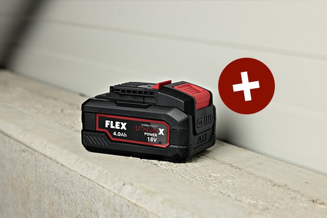 Flex Power Tools - Actie GRATIS accu voor nog meer FLEX Power!