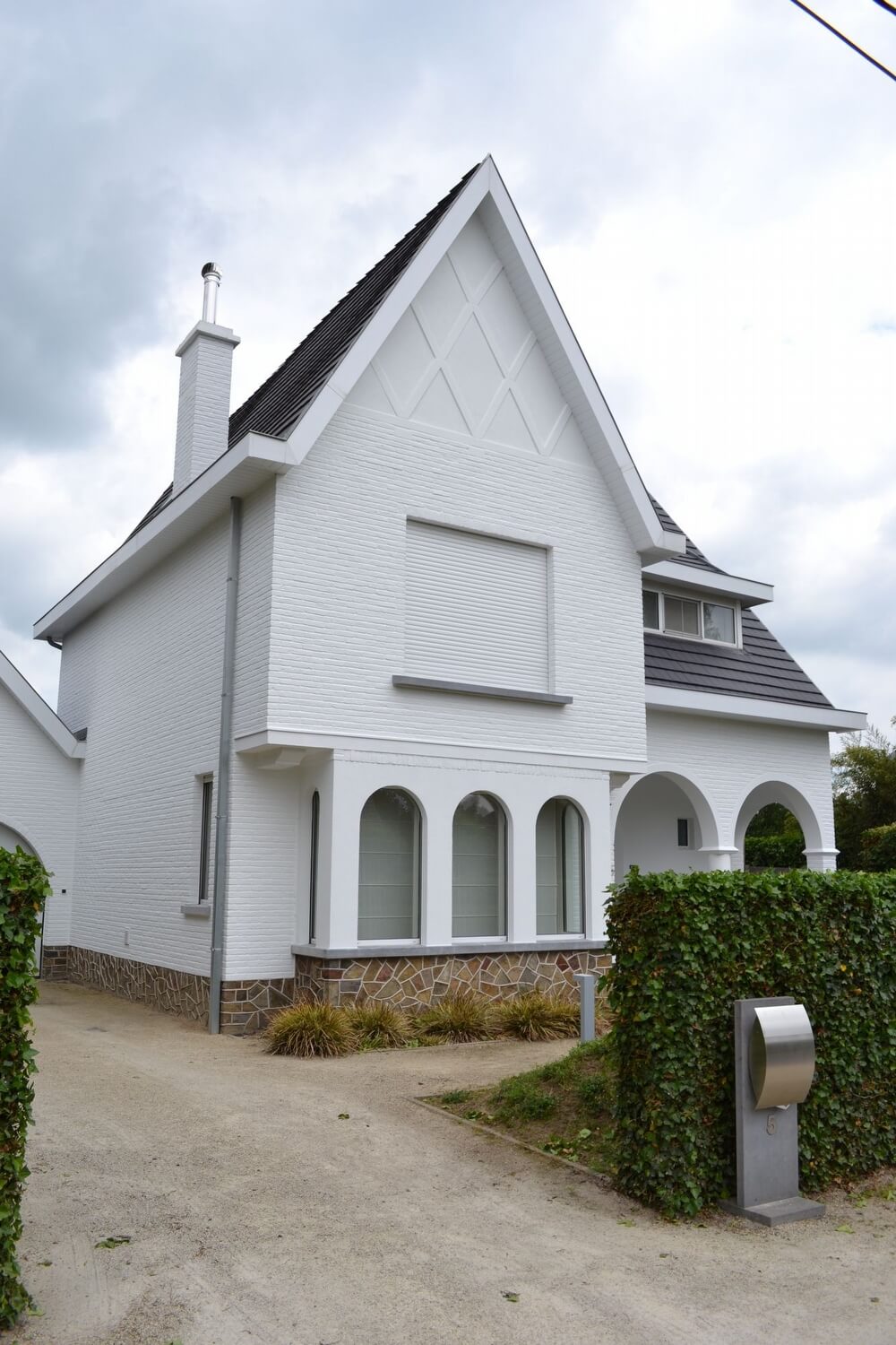 Gevel woning in Zandbergen