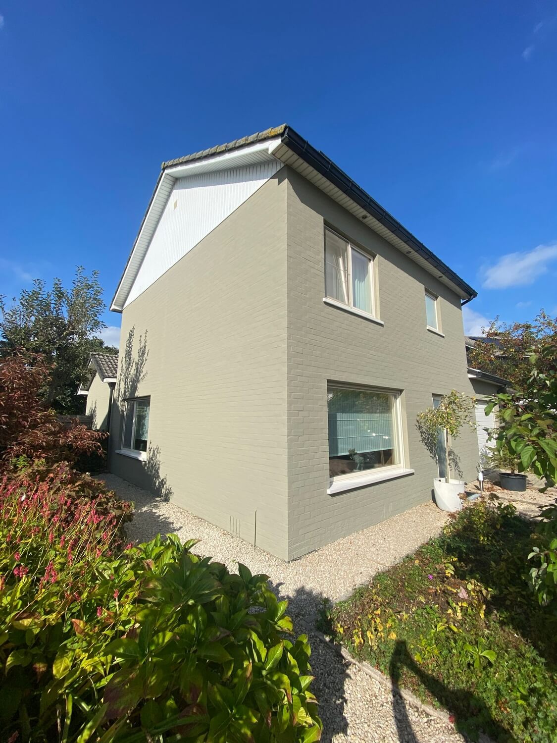 Realisatie van een gevel met Tensiocoat Quartz